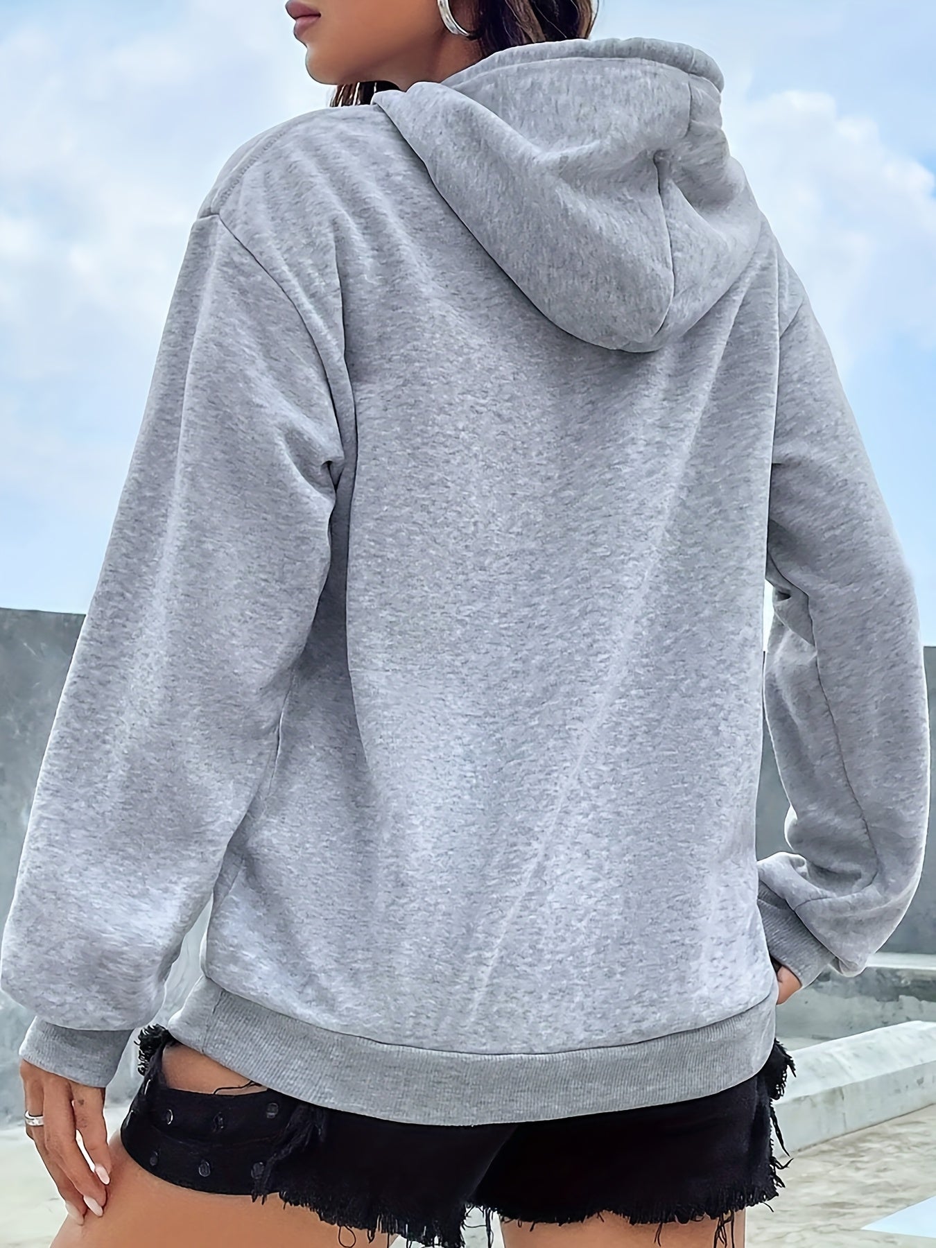 Aria™ | Heart Print Cozy Hoodie