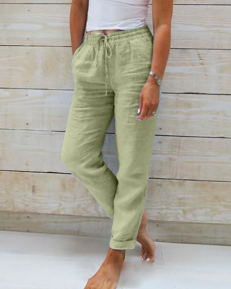 Aurelia™ | Linen Trousers