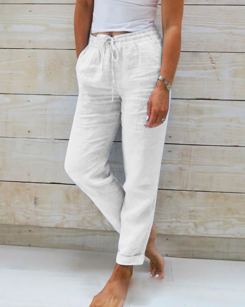 Aurelia™ | Linen Trousers