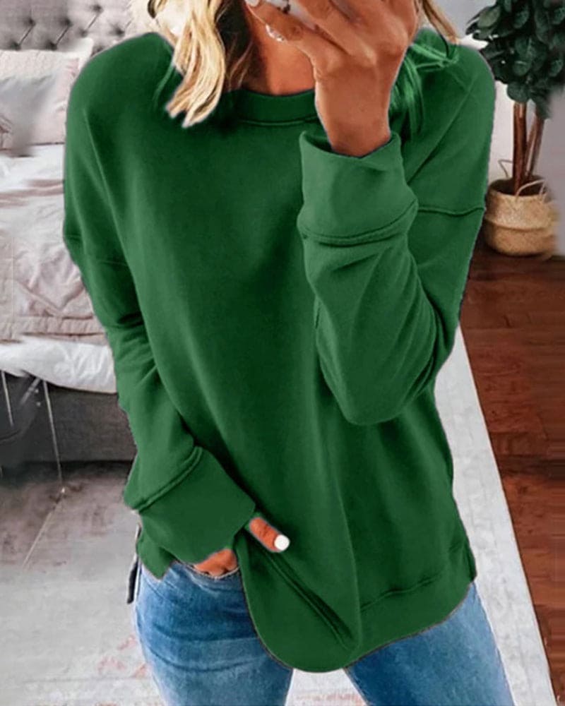 Mirela™ | Casual Long-Sleeve Sweatshirt