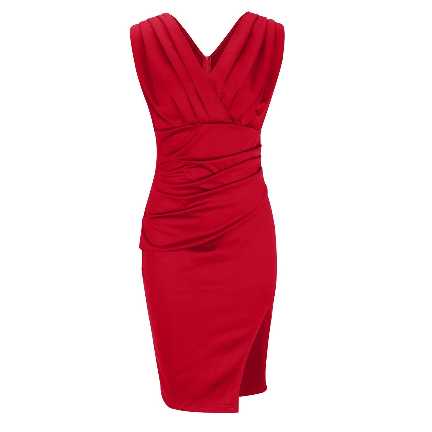 Philicia™ | Elegant Pleated Wrap Dress