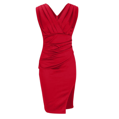Philicia™ | Elegant Pleated Wrap Dress