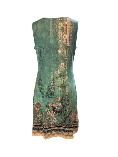 Opal™ | Floral Print Notched Dress