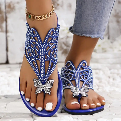 Aubrey™ | Stylish Leather Sandal With Butterfly Cover