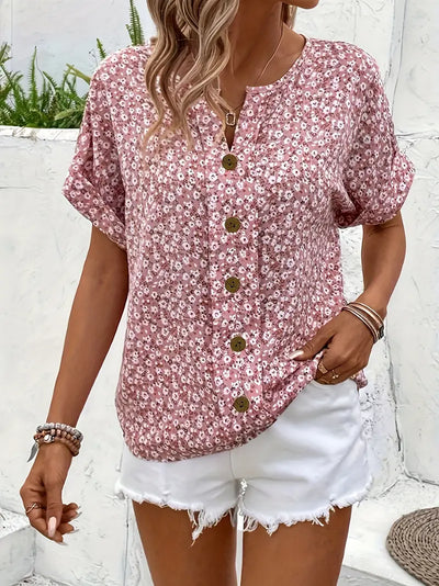 Brielle™ | Daisy Button-Up Top