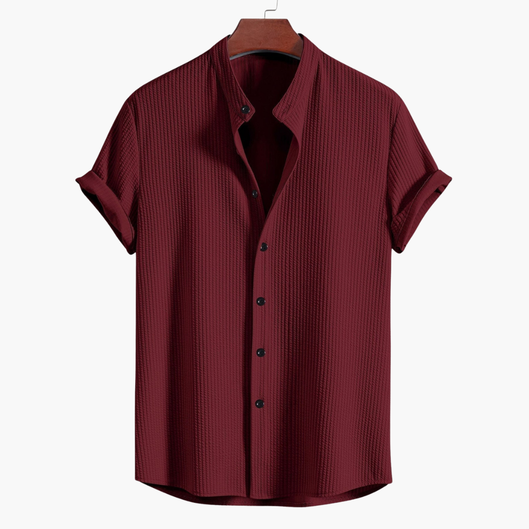 Fabien™ | Men's Stand-Up Collar Shirt