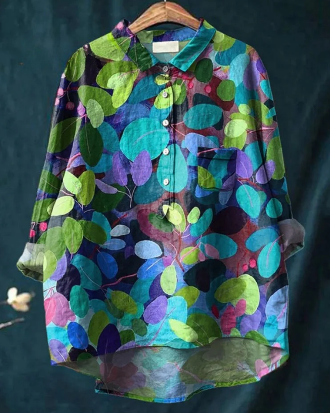 Madeline™ | Stylish Floral Button-Down Shirt