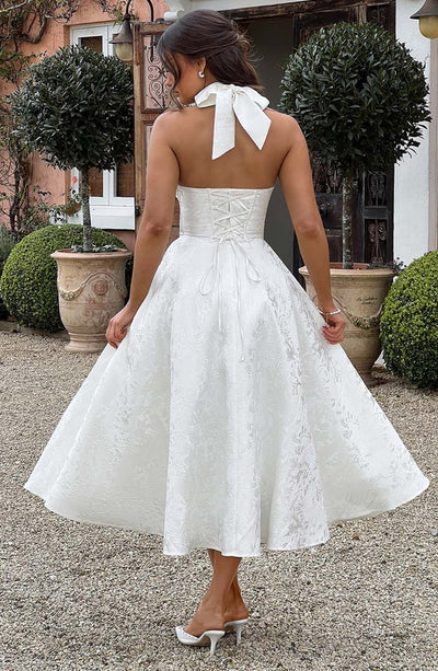 Jézabel™ | Elegant Halter Midi Dress