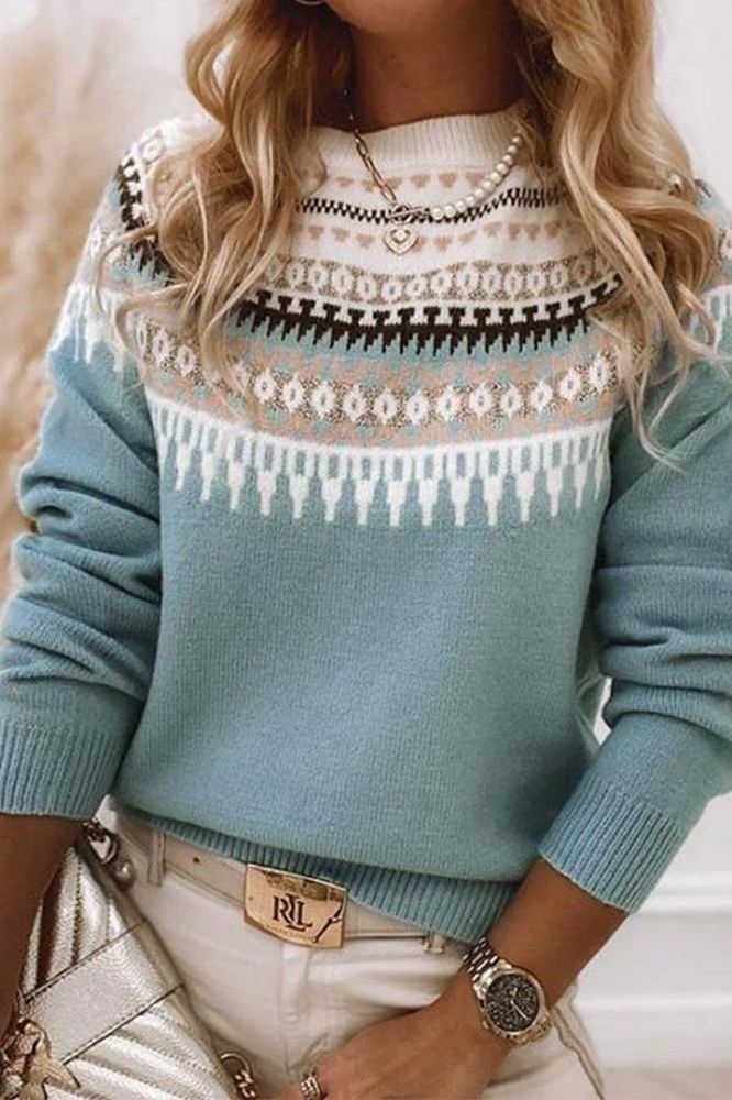 Aurélise™ | Nordic Knit Sweater