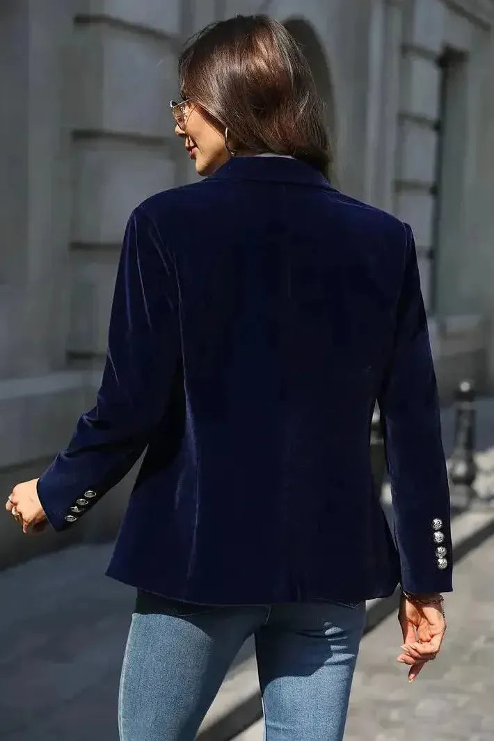 Floretta™ | Tailored Velvet Blazer