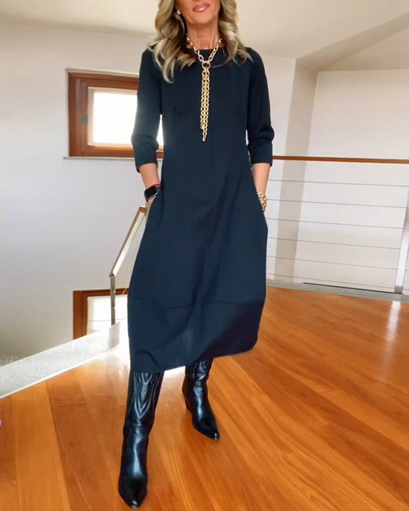 Uma™ | Elegant Dress With Handmade Details