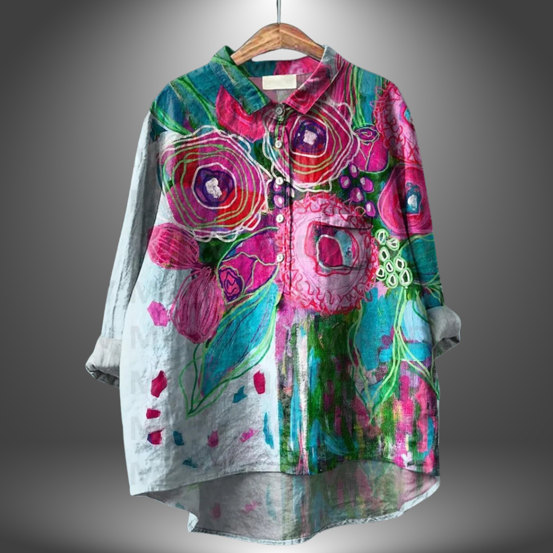 Perrine™ | Classic Floral Blouse