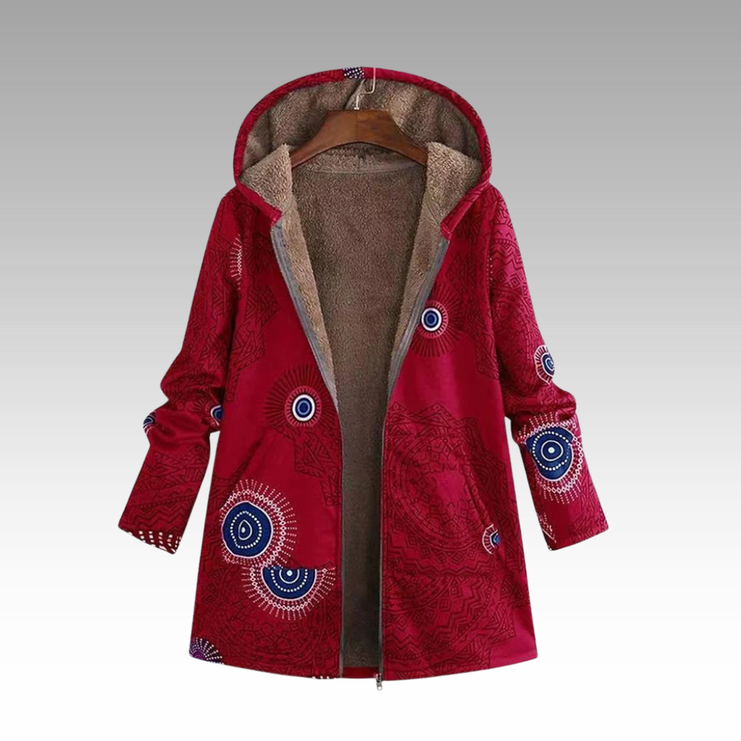 Soléna™ | Ethnic Warm Hooded Coat