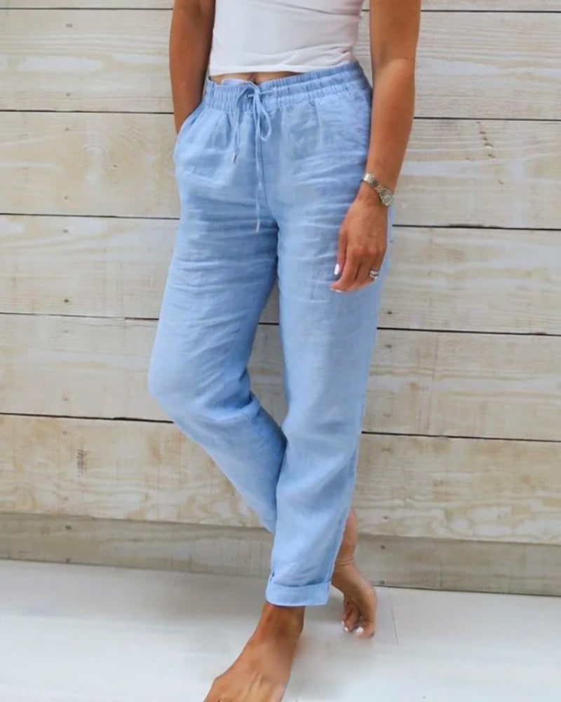 Aurelia™ | Linen Trousers
