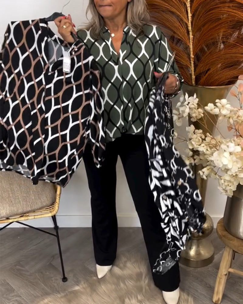 Faelyne™ | Casual Blouse with Long Sleeves