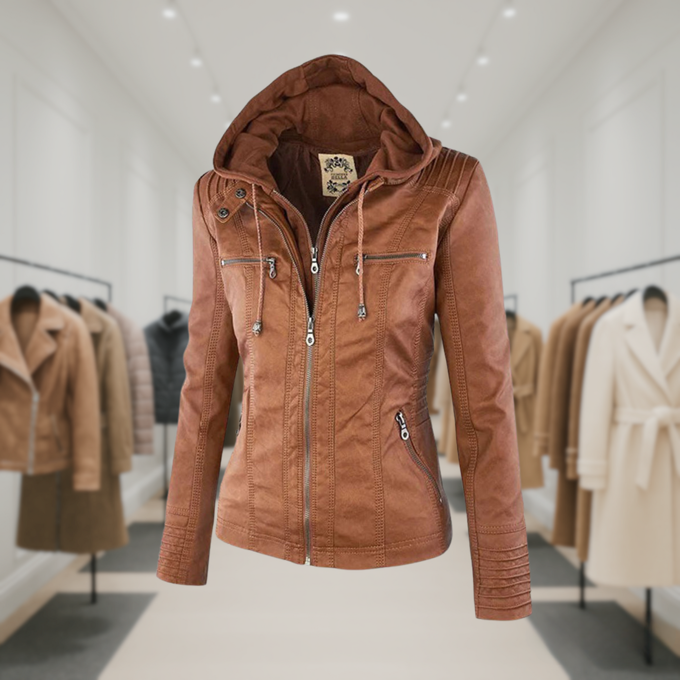 Brinlee™ | Women's Leather Jacket