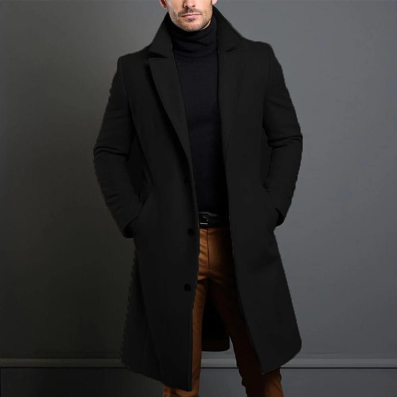 Adrien™ | Long Wool Overcoat