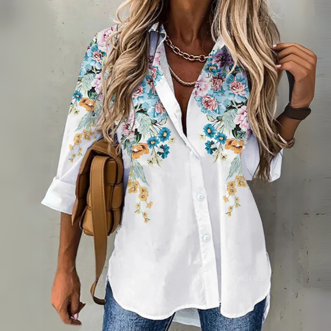 Eliza™ | Chic Contrast Blouse