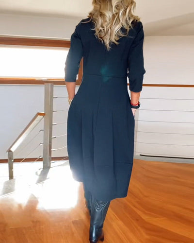 Uma™ | Elegant Dress With Handmade Details