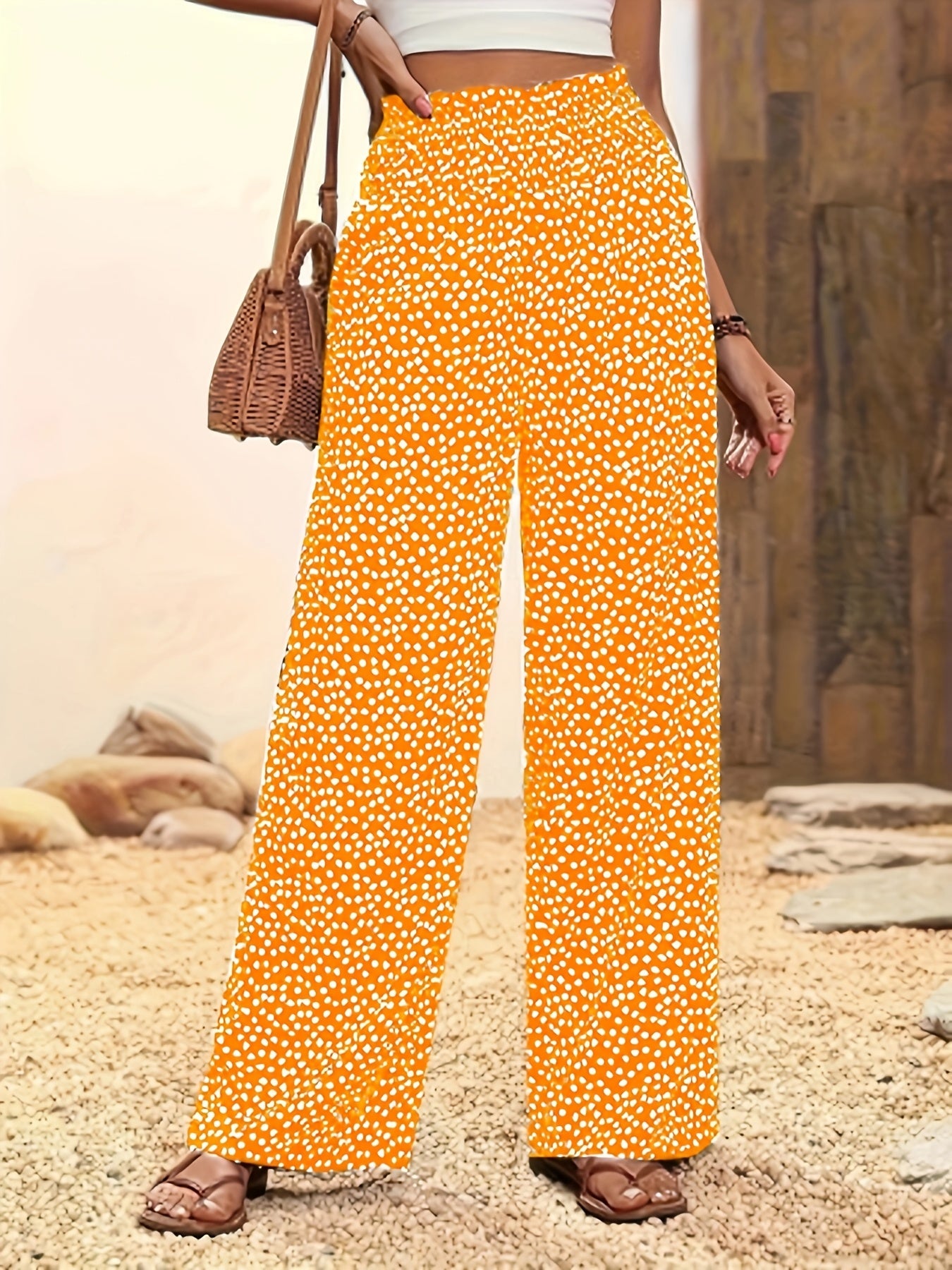Mira™ | The Allover Print Wide-Leg Pants
