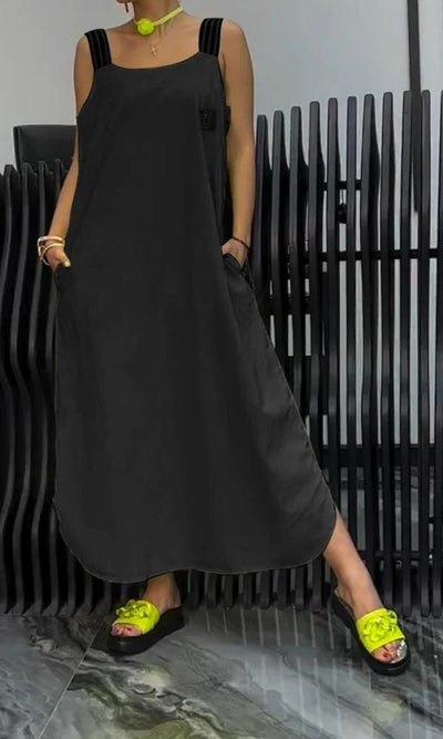 Lyséane™ | Shoulder Strap Suspender Dress