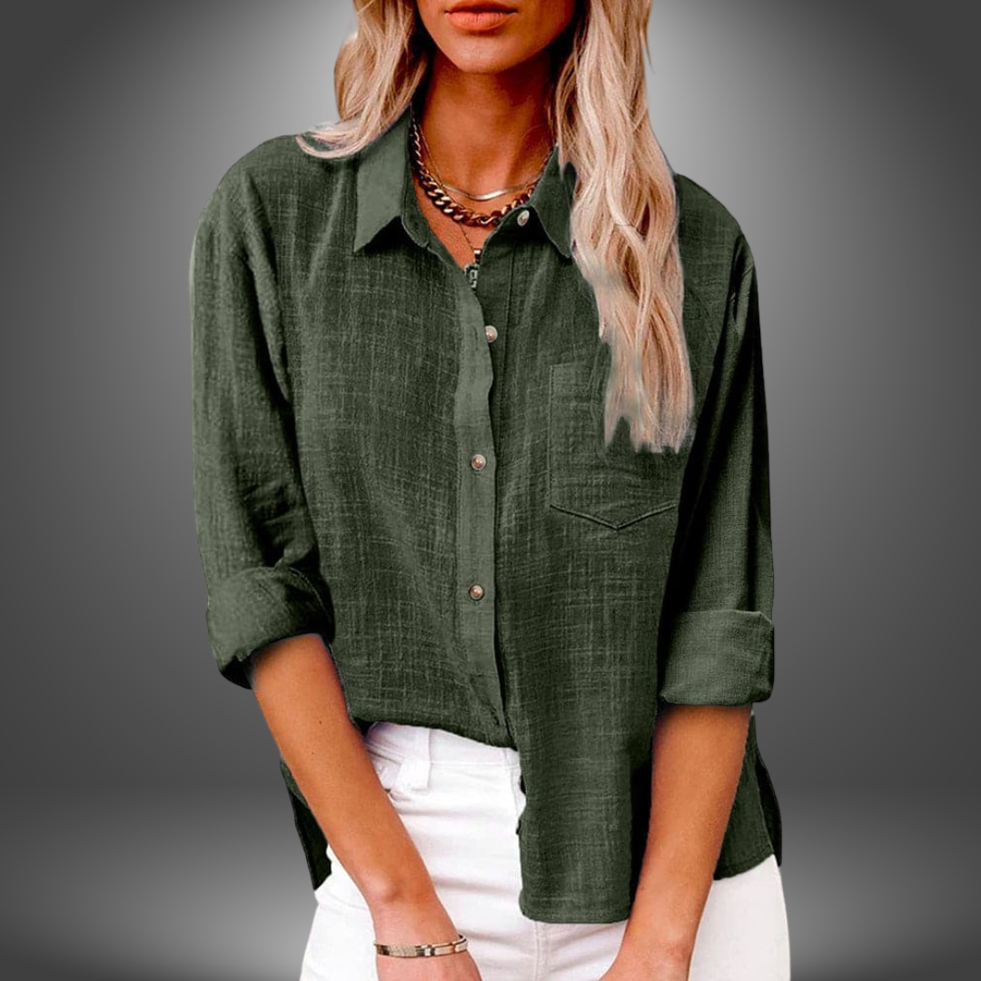 Veronique™ | Premium Cotton Blouse