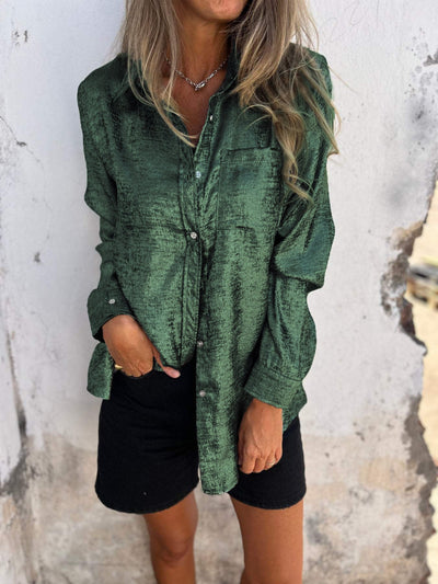 Zellab™ | Chic Shimmer Shirt