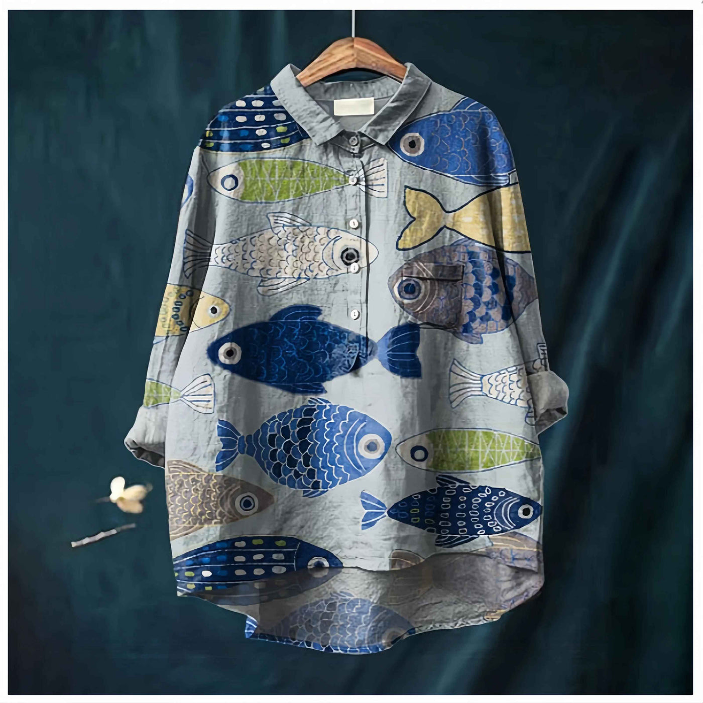 Mable™ | Fish Print Shirt