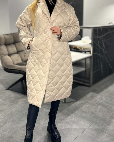 Isla™ | Casual Lapel Mid-length Cotton Coat