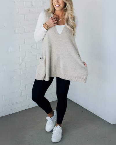 Isalie™ | Sleeveless Knit Vest