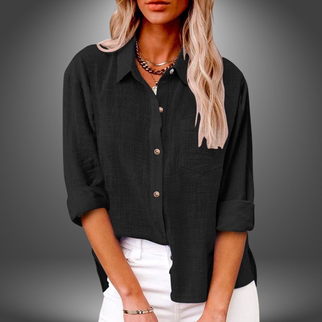 Veronique™ | Premium Cotton Blouse
