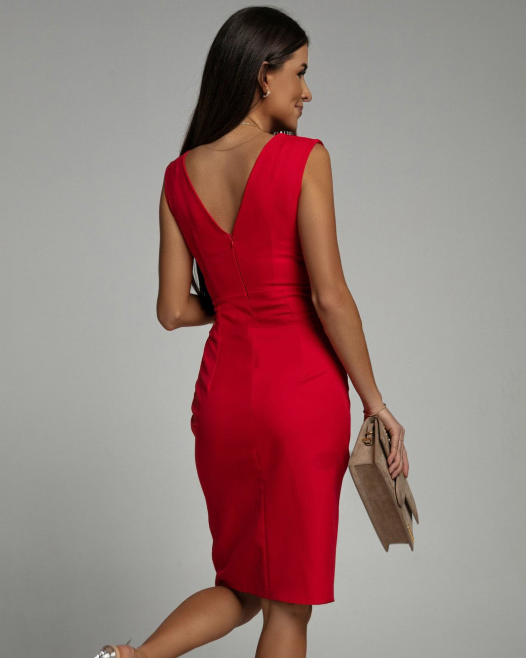Philicia™ | Elegant Pleated Wrap Dress