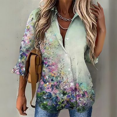 Seraphina™ | Effortless Floral Elegance Blouse