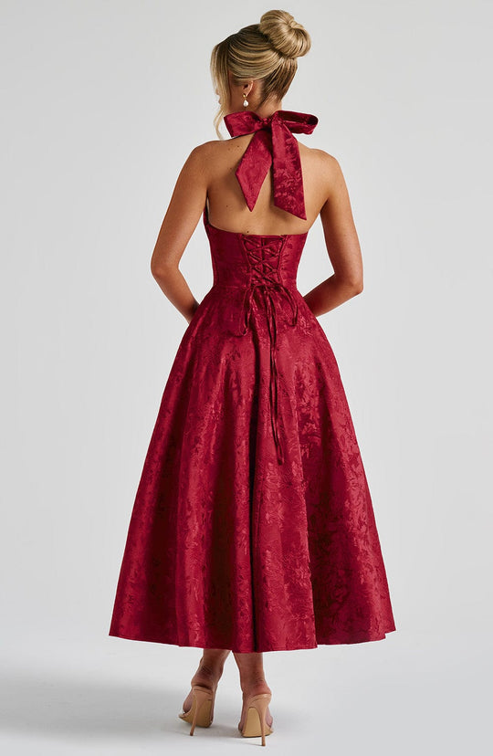 Jézabel™ | Elegant Halter Midi Dress