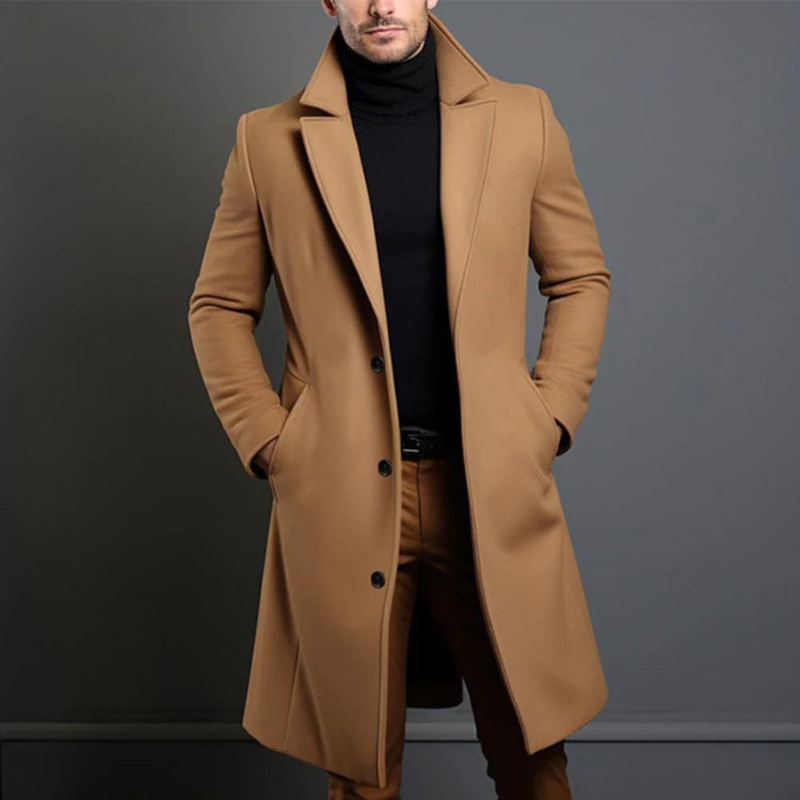 Adrien™ | Long Wool Overcoat