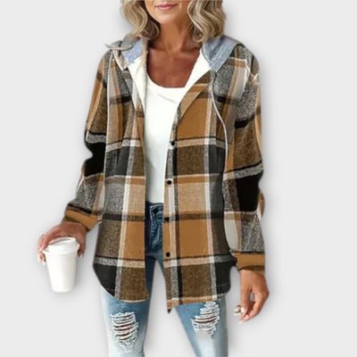 Élire™ | Plaid Hooded Flannel Jacket