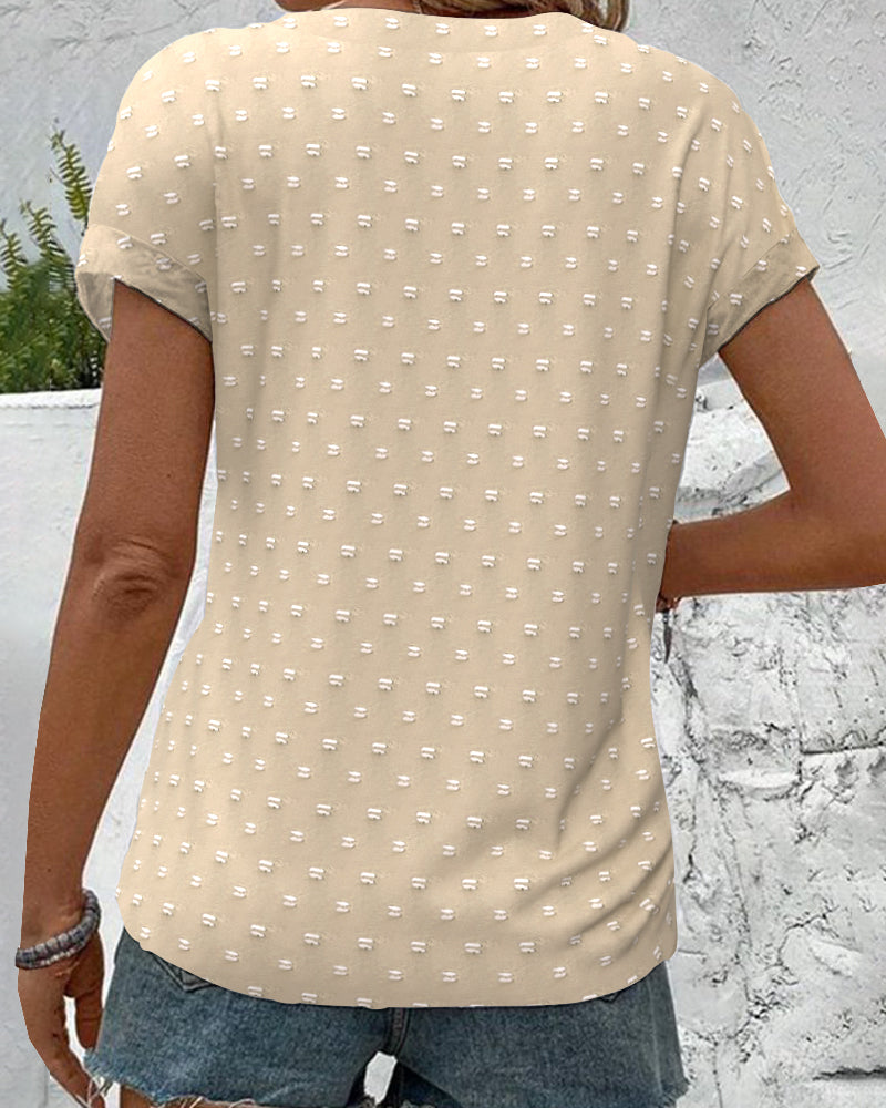 Pierre™ | Button Down V-Neck Shirt