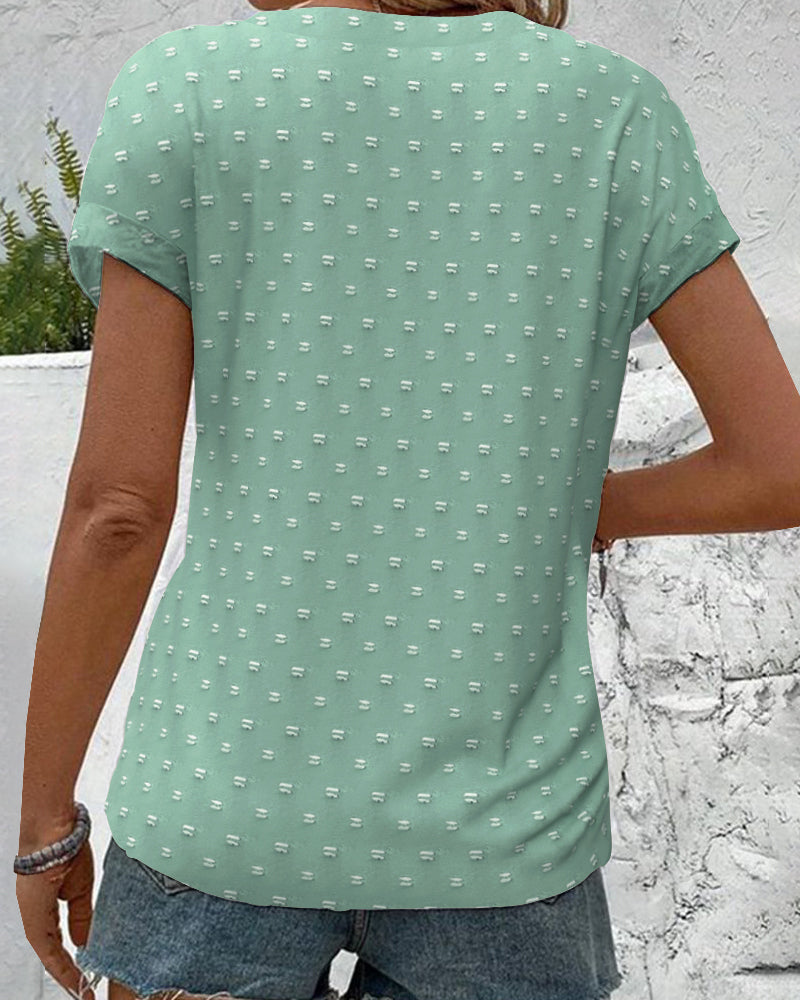 Pierre™ | Button Down V-Neck Shirt