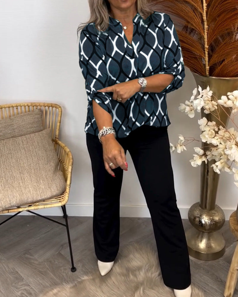 Faelyne™ | Casual Blouse with Long Sleeves