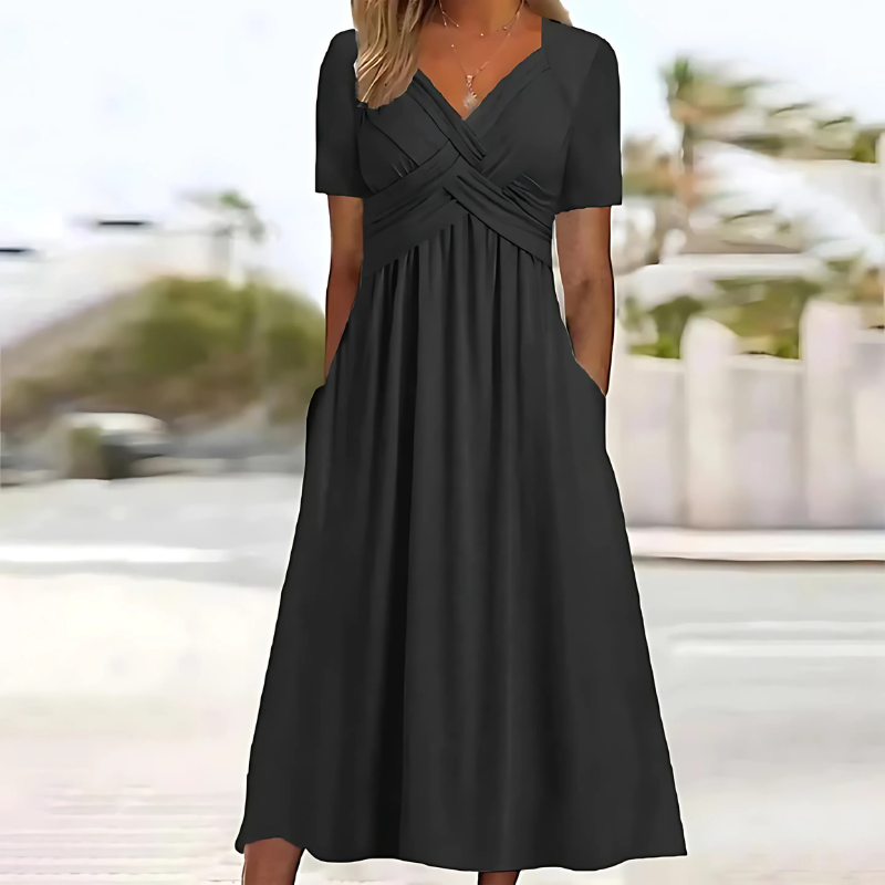 Daphne™ | Elegant Dress with Tummy Coverage