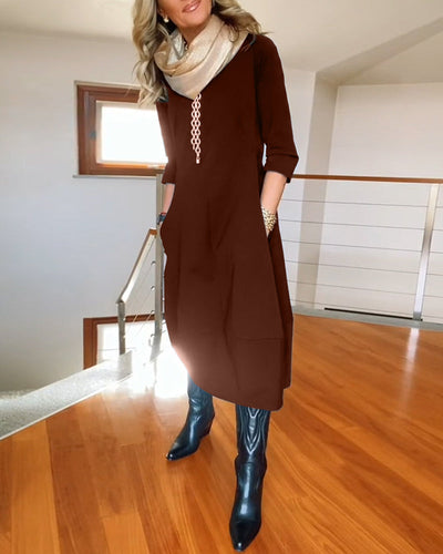 Uma™ | Elegant Dress With Handmade Details