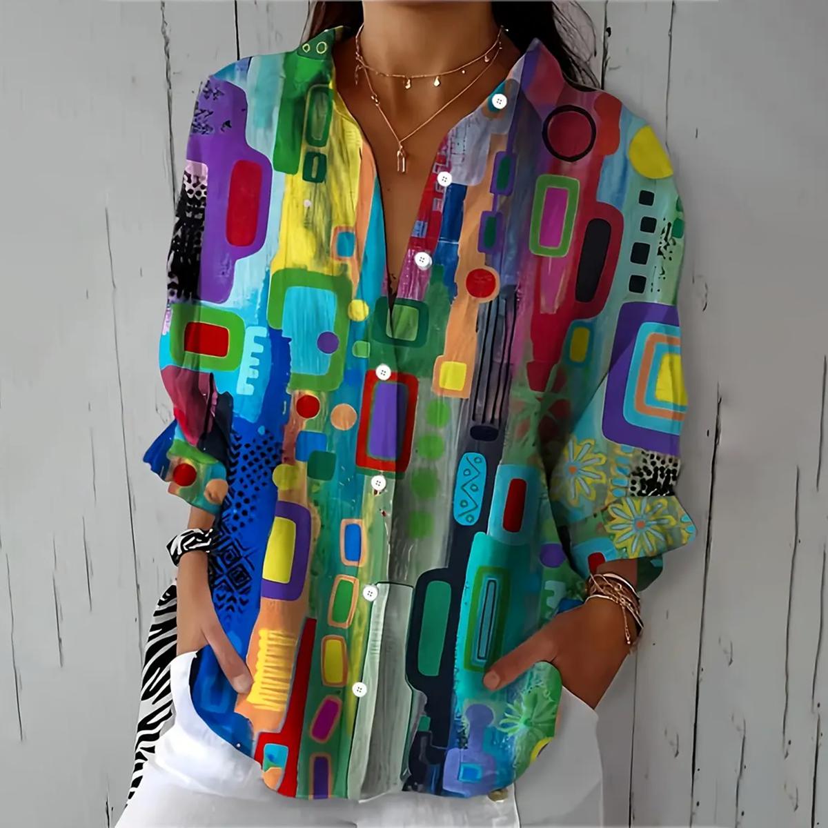 Calista™ | Sophisticated Button-Up Shirt