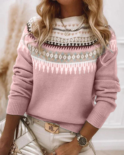 Aurora™ | Nordic Pattern Knit Sweater