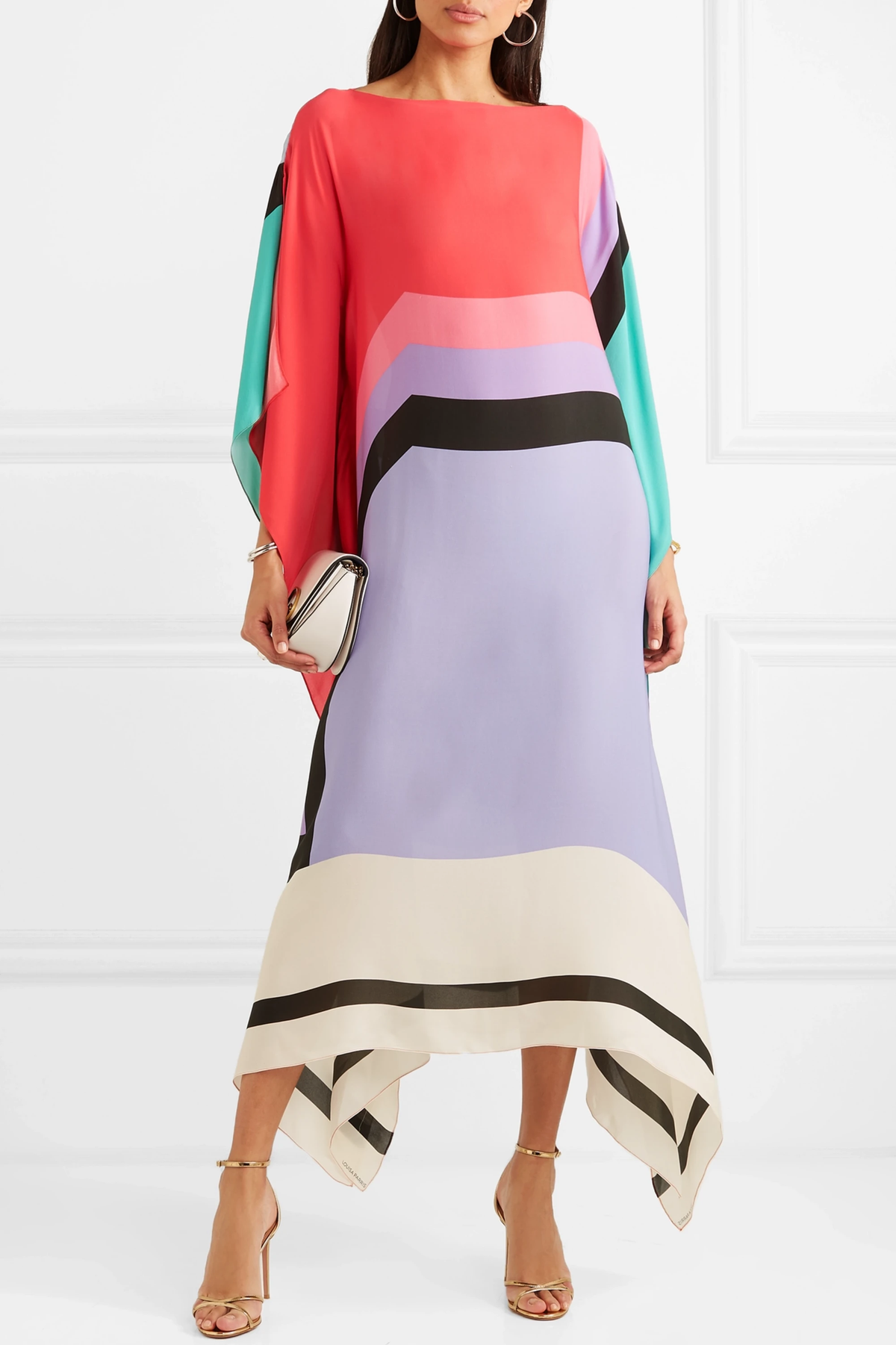 Karly™ | Striped Print Patchwork Dress