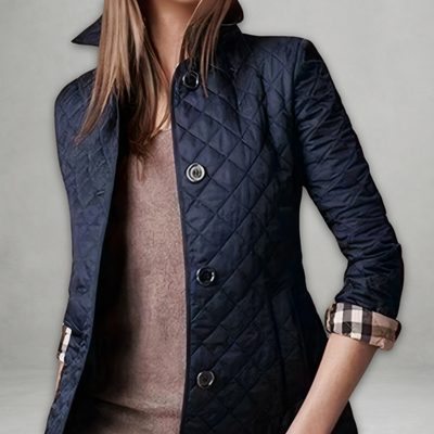 Delyane™ | Quilted Elegance Coat