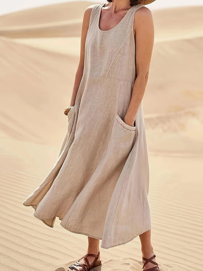 Sophia™ | Sleeveless Maxi Dress With Pockets