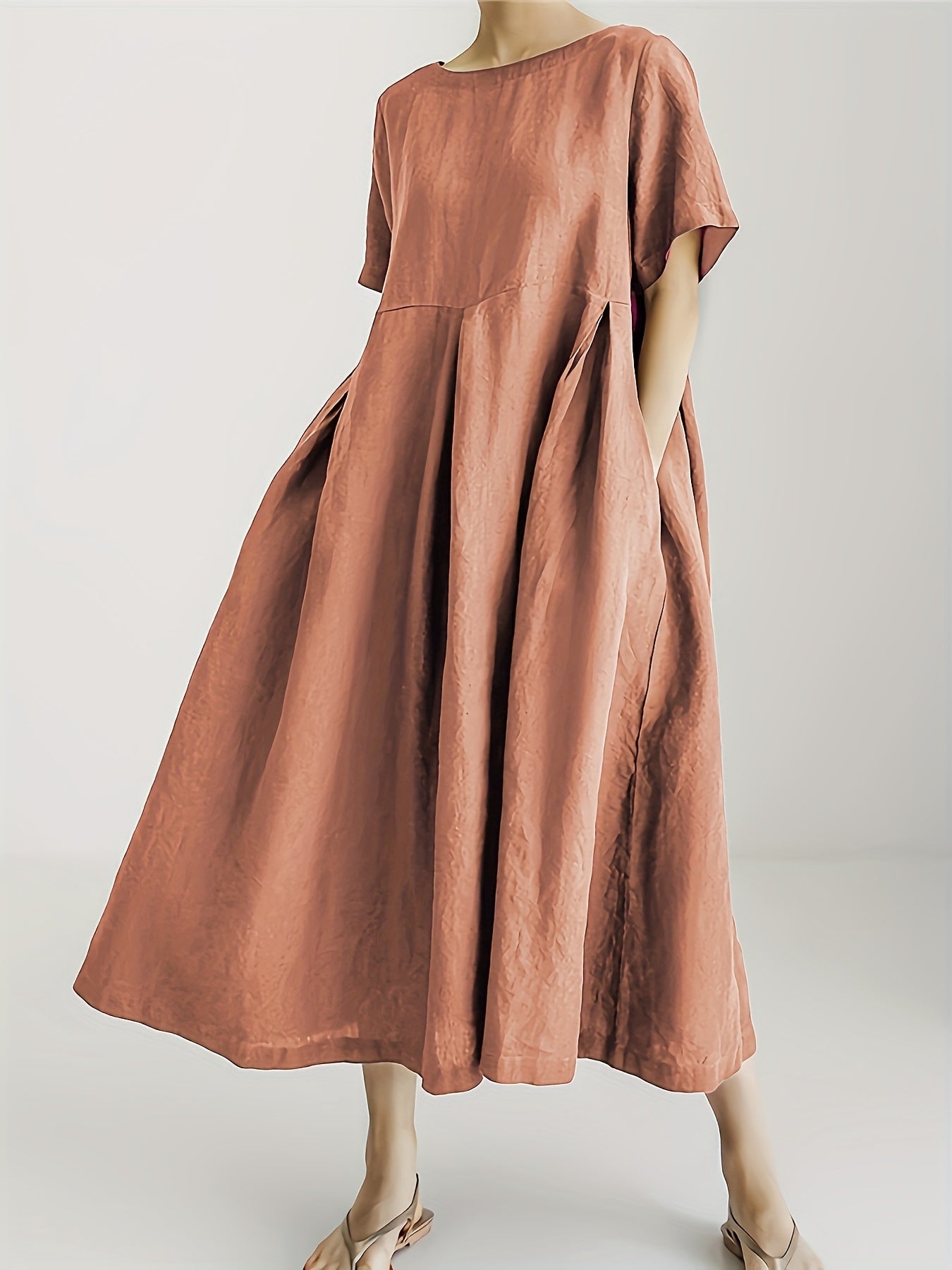 Celeste™ | Linen Maxi Dress