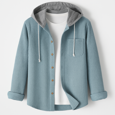 Bastian™ | Dual-Layer Hoodie Shirt Jacket