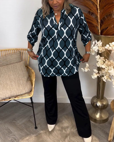Faelyne™ | Casual Blouse with Long Sleeves