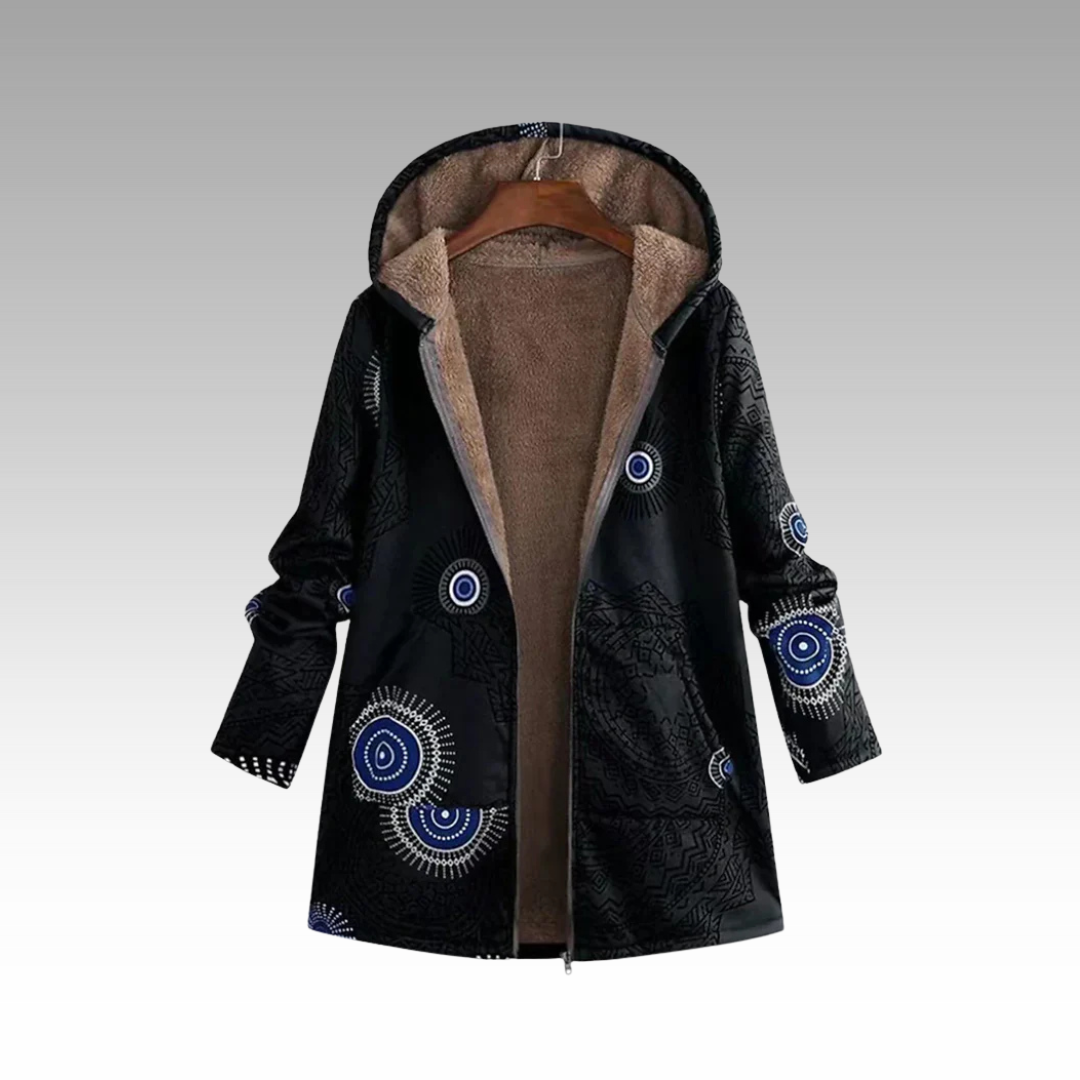 Soléna™ | Ethnic Warm Hooded Coat